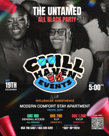 Untamed All Black Party