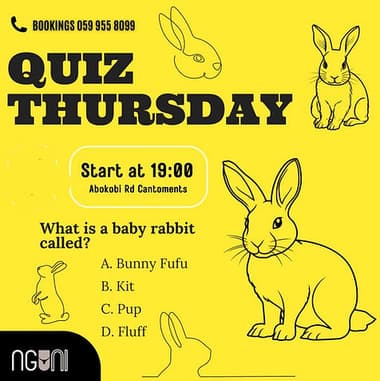 Trivia Thursday – Quiz Night